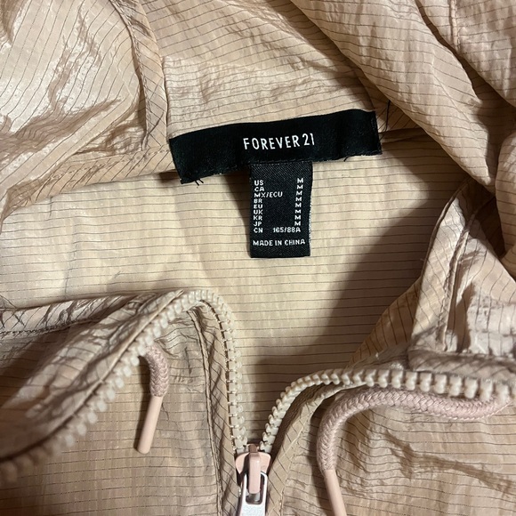 COPY - 🗂️ Tan lightweight windbreaker jacket with hood - Picture 5 of 6